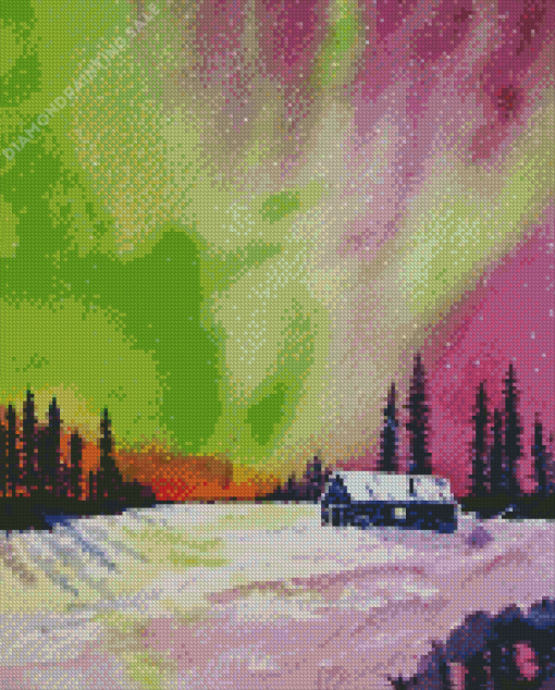 Alaska Light Art 5D Diamond Painting