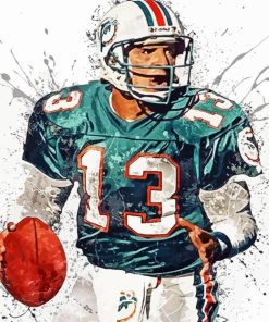 American Football Dan Marino 5D Diamond Painting