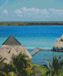 Bacalar Seascapes 5D Diamond Painting