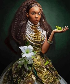 Black Girl Princess 5D Diamond Painting