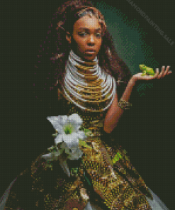 Black Girl Princess 5D Diamond Painting