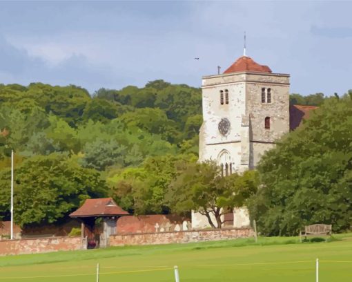 Bradenham Church 5D Diamond Painting