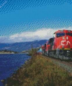 Canadian National Railway in Nature 5D Diamond Painting