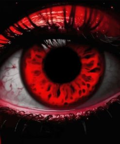 Dark Red Eye 5D Diamond Painting