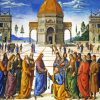 Delivery of The Keys Pietro Perugino 5D Diamond Painting