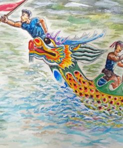 Dragon Boat Win 5D Diamond Painting