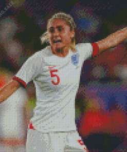 England Womens Football Steph Houghton 5D Diamond Painting