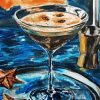 Espresso Martini Glass 5D Diamond Painting