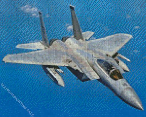 F 15 Fighter Jet 5D Diamond Painting
