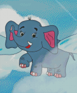 Flying Elephant 5D Diamond Painting
