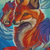 Fox And Betta Fish 5D Diamond Painting