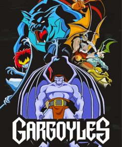 Gargoyles Poster 5D Diamond Painting