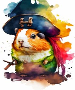 Guinea Pig Pirate 5D Diamond Painting