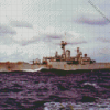 HMS Yarmouth Frigate 5D Diamond Painting