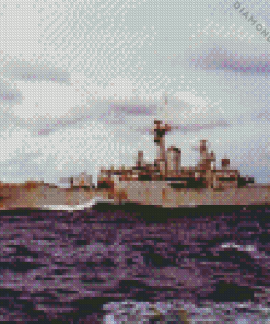 HMS Yarmouth Frigate 5D Diamond Painting