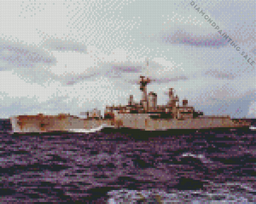 HMS Yarmouth Frigate 5D Diamond Painting