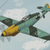 Illustration Messerschmitt Bf 109 5D Diamond Painting
