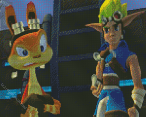 Jak And Daxter 5D Diamond Painting