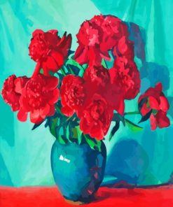 Jane Peterson The Red Peonies 5D Diamond Painting