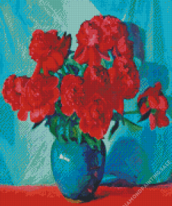 Jane Peterson The Red Peonies 5D Diamond Painting