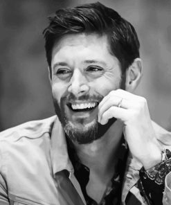 Jensen Ackles Laughing 5D Diamond Painting