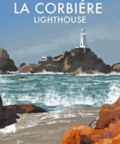 Jersey Corbiere Lighthouse 5D Diamond Painting