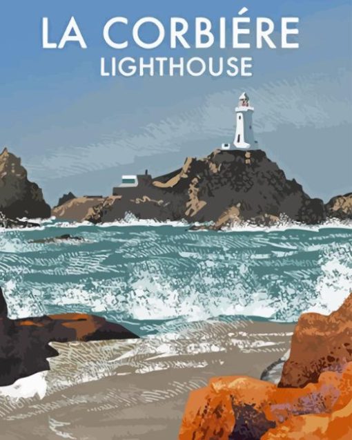 Jersey Corbiere Lighthouse 5D Diamond Painting