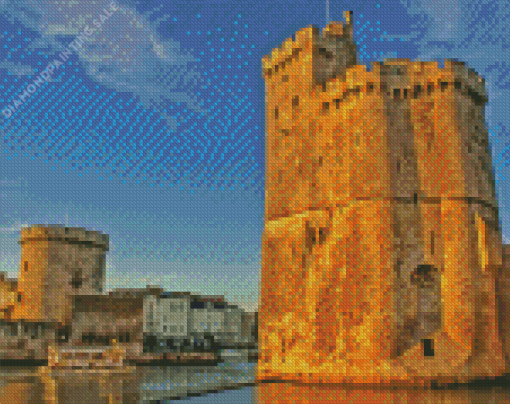 La Rochelle St Nicholas Tower 5D Diamond Painting
