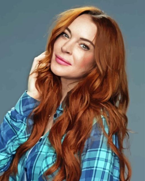 Lindsay Lohan 5D Diamond Painting
