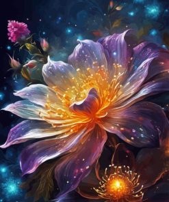 Magical Flowers 5D Diamond Painting