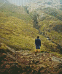 Man in ScaFell Pike 5D Diamond Painting