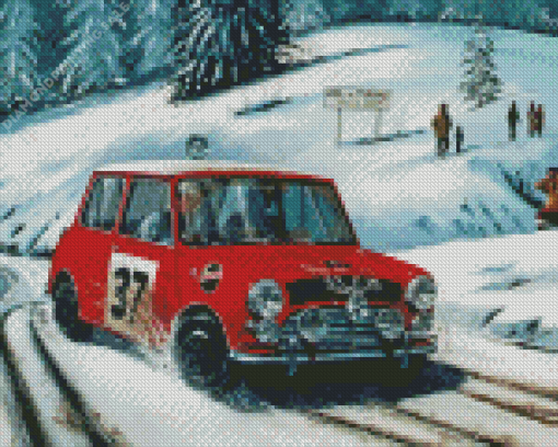 Mini Rally Car 5D Diamond Painting