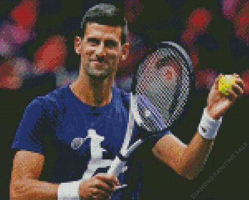 Novak Djokovic 5D Diamond Painting