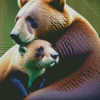 Otter And Bear Hug 5D Diamond Painting