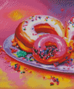 Pink Donut 5D Diamond Painting