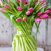 Pink Tulips In Vase 5D Diamond Painting