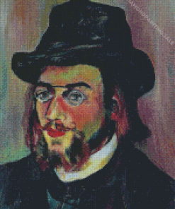 Portrait of Erik Satie by Valadon 5D Diamond Painting