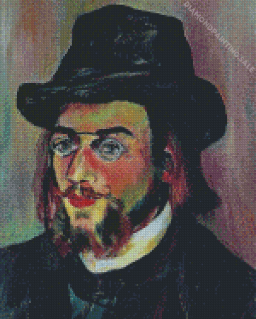 Portrait of Erik Satie by Valadon 5D Diamond Painting