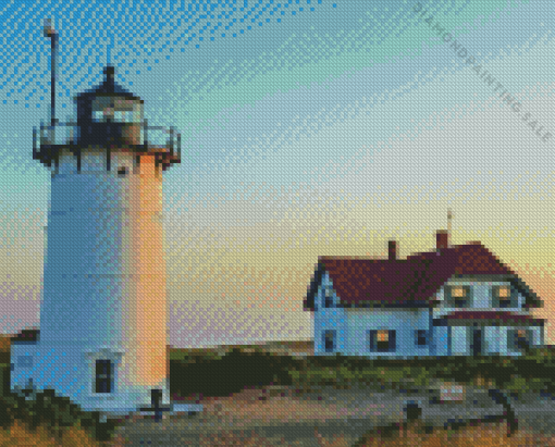 Race Point Lighthouse 5D Diamond Painting