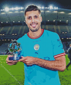 Rodri Spanish Player 5D Diamond Painting