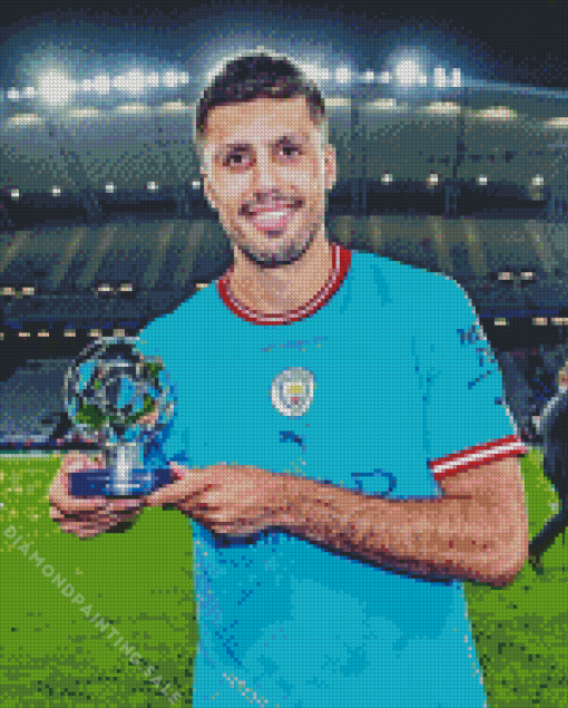 Rodri Spanish Player 5D Diamond Painting