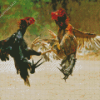 Rooster Fighting 5D Diamond Painting