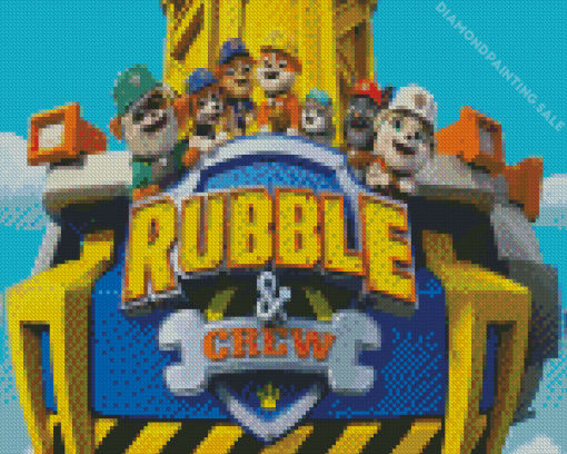 Rubble And Crew Animation 5D Diamond Painting