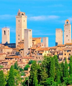 San Gimignano Tuscany 5D Diamond Painting