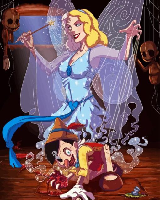 Scary Disney Princess 5D Diamond Painting