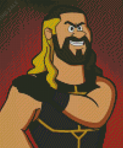 Seth Rollins Art 5D Diamond Painting