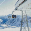 Stubai Glacier Telepherique 5D Diamond Painting