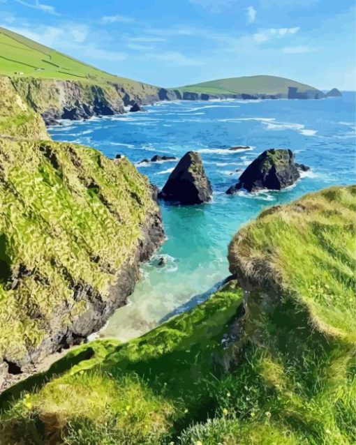 The Dingle Peninsula Coast of Ireland 5D Diamond Painting