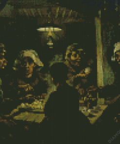 The Potato Eaters by Vincent Van Gogh 5D Diamond Painting