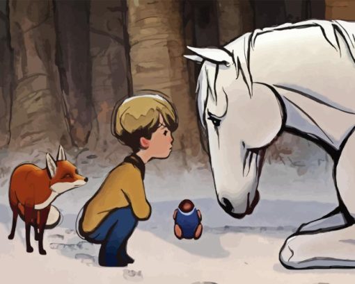 The Boy The Mole The Fox And The Horse 5D Diamond Painting